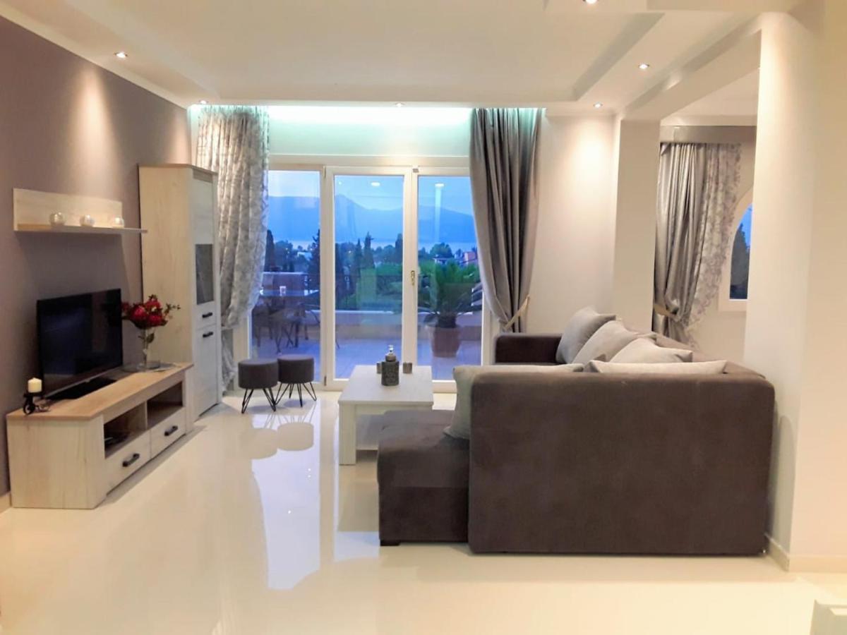 Sunshine Home 3 With Sea View Alepou Buitenkant foto