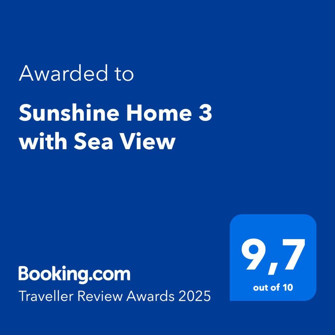 Sunshine Home 3 With Sea View Alepou Buitenkant foto